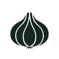 Onion icon - stock vector Royalty Free Stock Photo